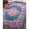 Homeroots 7 x 10 ft. Blue & Pink Medallion Area Rug 385255 - alternate 5